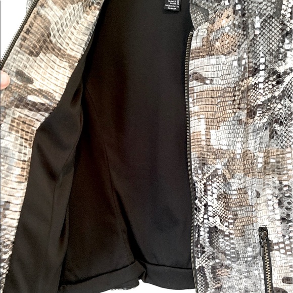 Vintage Frank Lyman size 8 animal print jacket - Picture 11 of 16